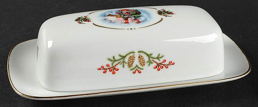 Old Fashioned Christmas 1/4 Lb Covered Butter by Christineholm-1