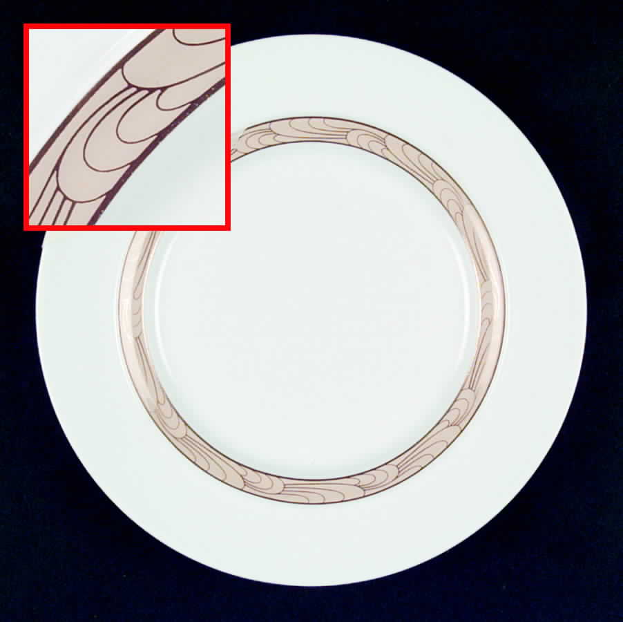 Chemin D'Or Paille Salad Plate by Jean Louis Coquet-1