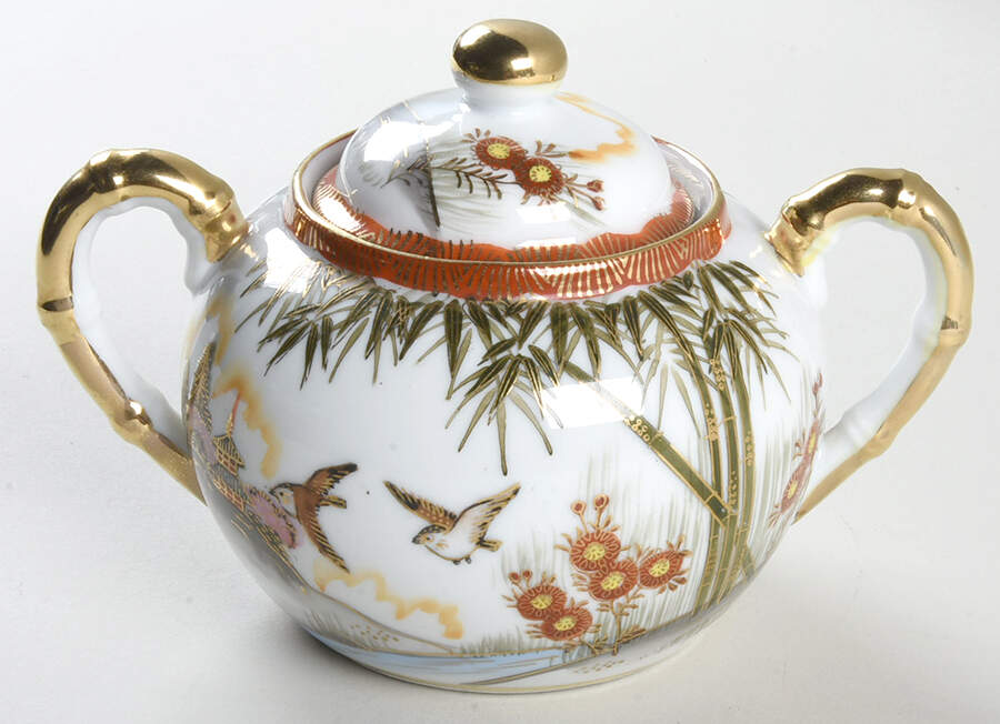 246 Sugar Bowl & Lid by Craftsman (Japan)-1