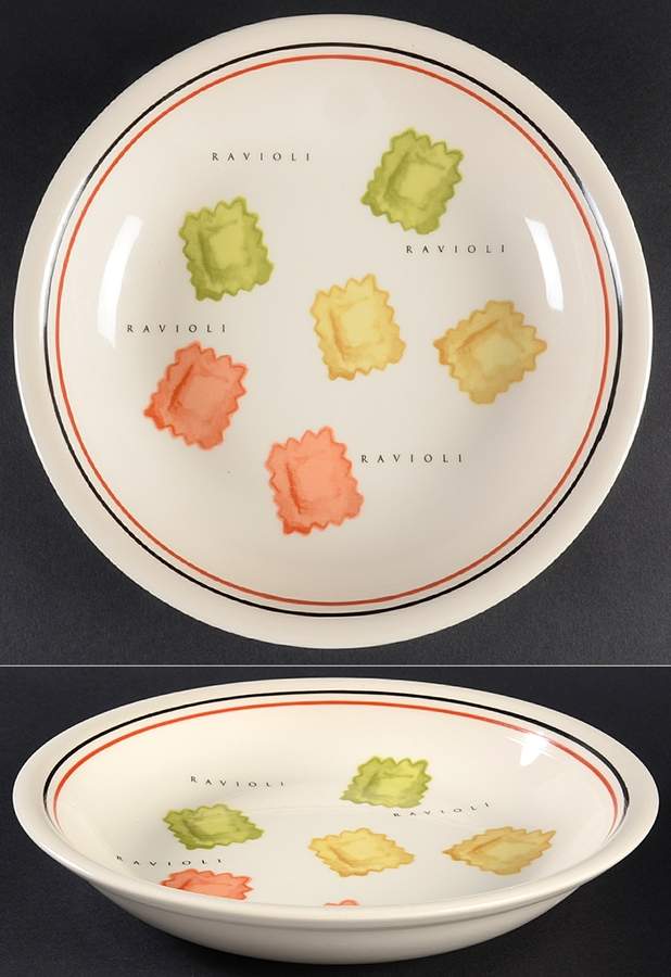 Pasta Pasta 9" Individual Pasta Bowl by Certified International-1