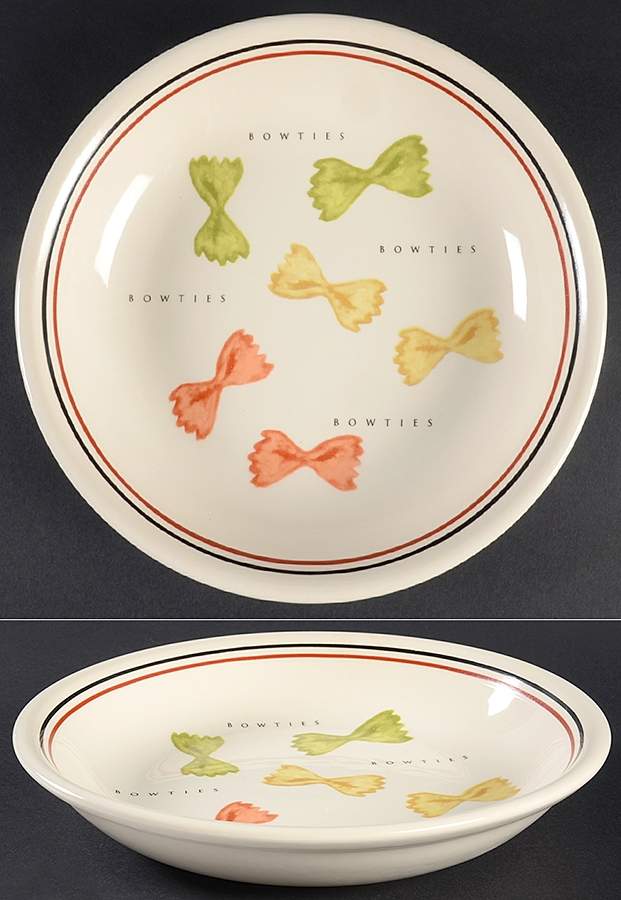 Pasta Pasta 9" Individual Pasta Bowl by Certified International-1