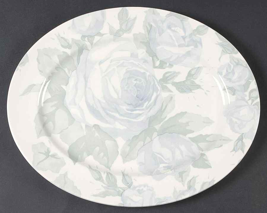 Camden Gardens 12" Oval Serving Platter by Crate & Barrel-1