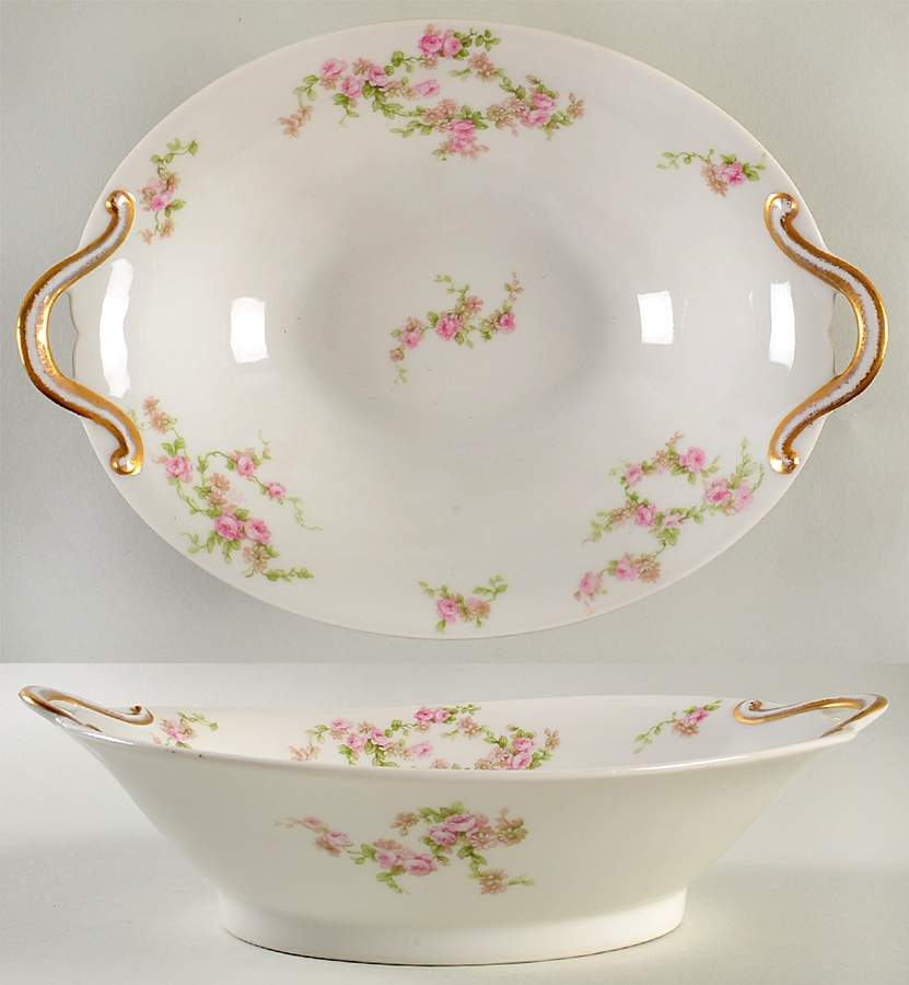 CHF536 10" Oval Vegetable Bowl by Charles Field Haviland-1