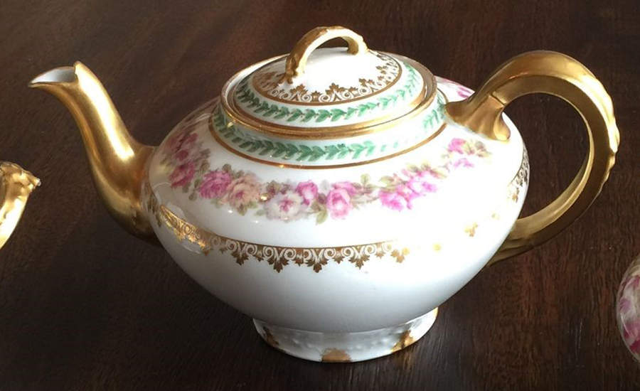 HEAD 149 Teapot & Lid by Charles Field Haviland-1
