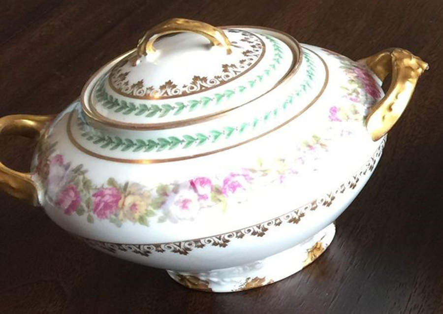HEAD 149 Sugar Bowl & Lid by Charles Field Haviland-1