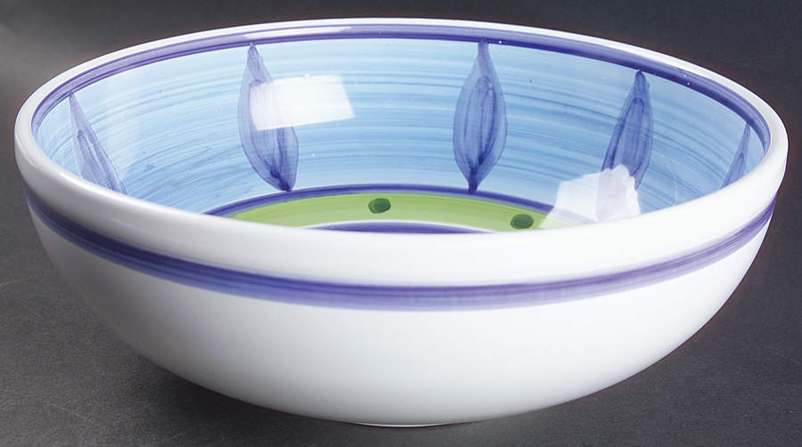 Blue Moon 10" Large Salad Serving Bowl by Caleca-1