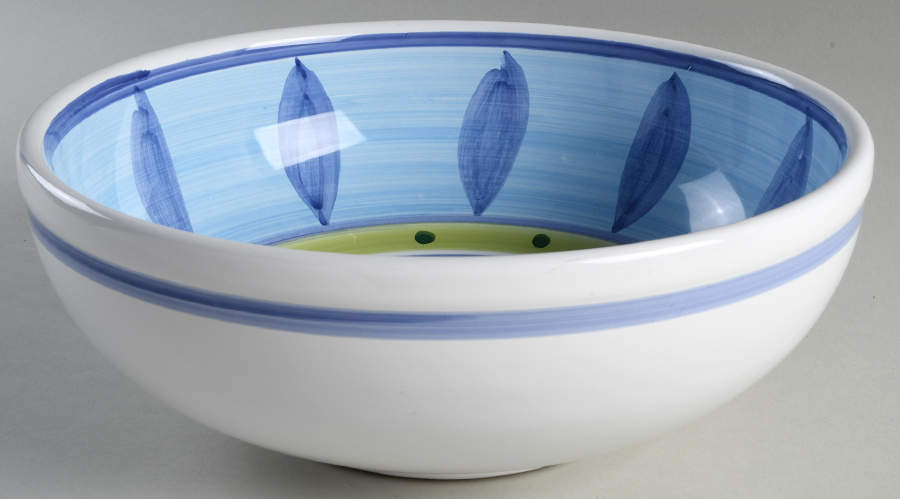 Blue Moon 11" Large Salad Serving Bowl by Caleca-1