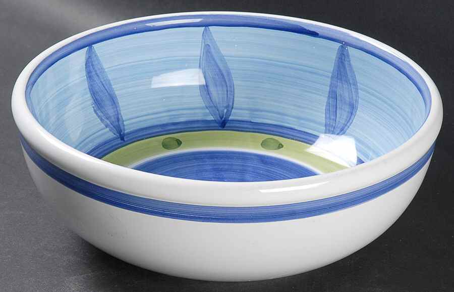Blue Moon 8" Round Vegetable Bowl by Caleca-1