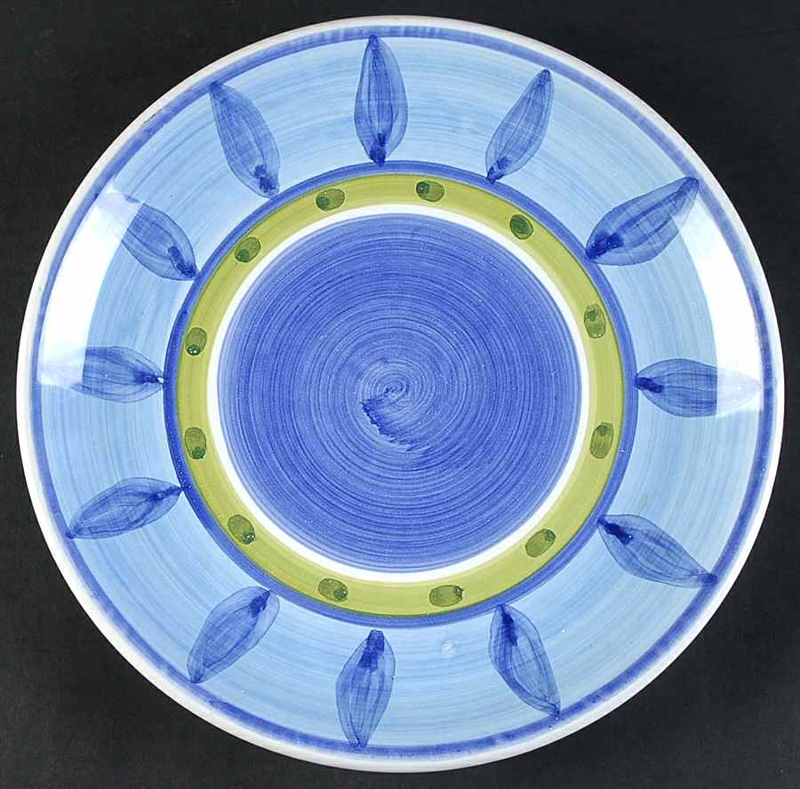 Blue Moon Luncheon Plate by Caleca-1