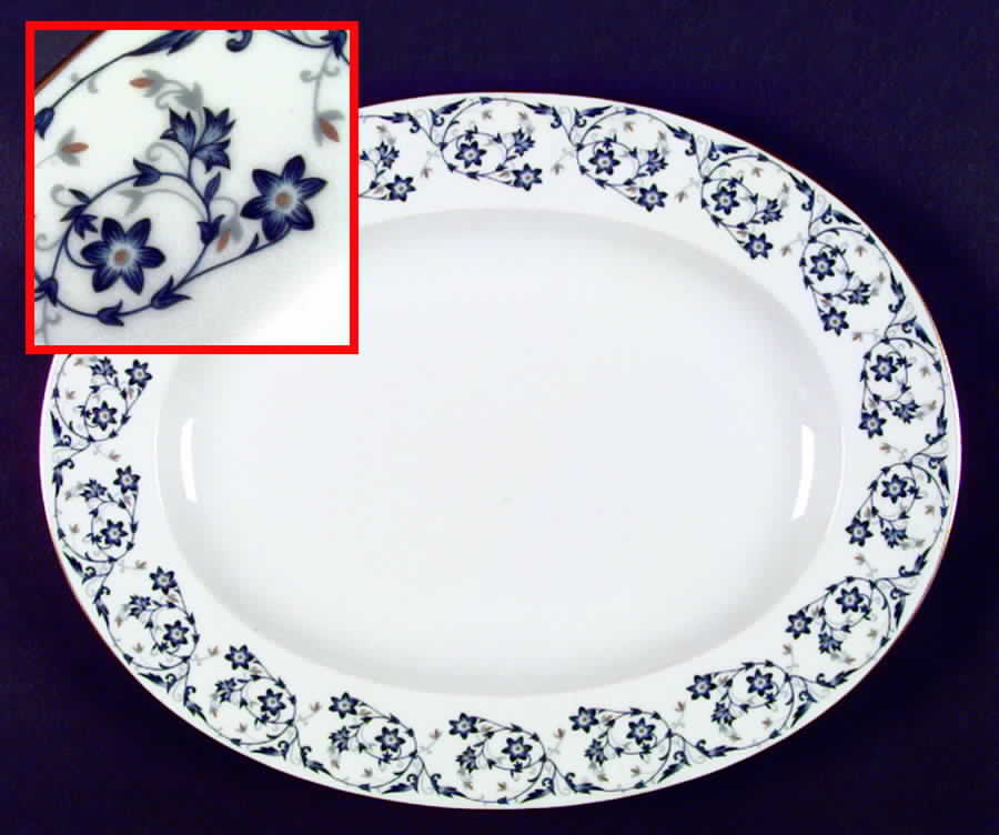 Seville 14" Oval Serving Platter by Charles Field Haviland-1