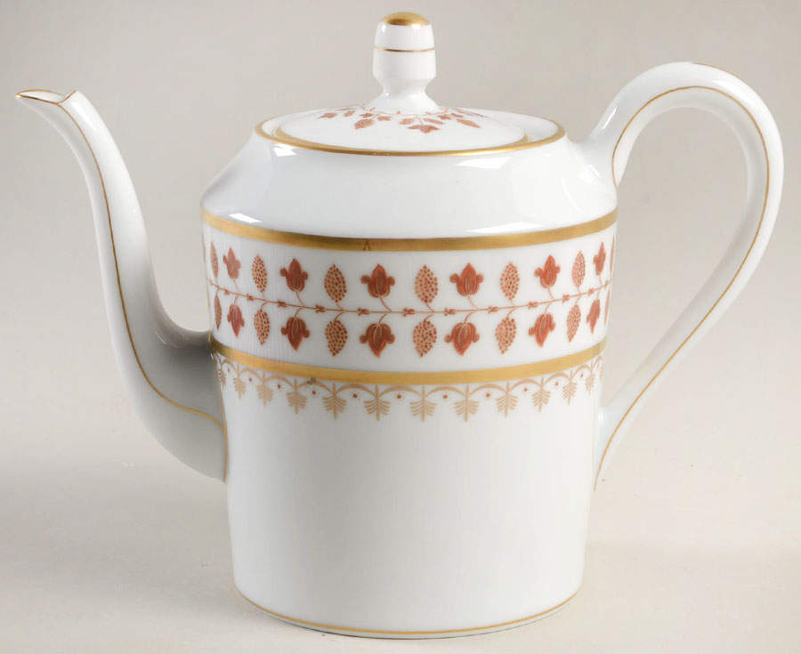 Matignon Rust Small Coffee Pot & Lid by Charles Field Haviland-1