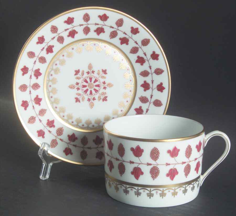 Matignon Rust Breakfast Cup & Saucer Set by Charles Field Haviland-1