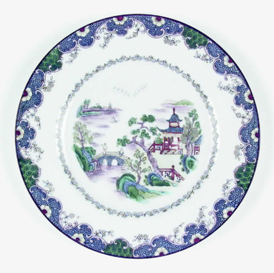 6671 Salad Plate by Crown Staffordshire-1
