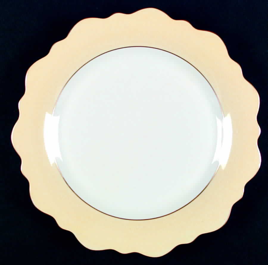 Samoa Yellow (Jaune) Dinner Plate by Jean Louis Coquet-1
