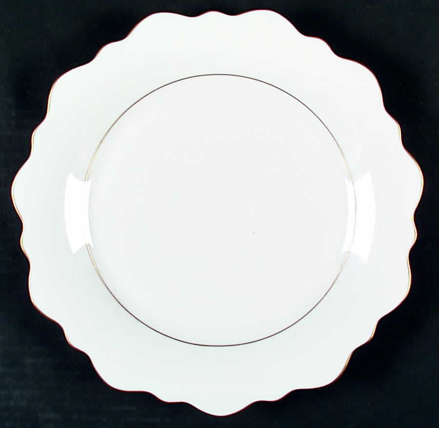 Samoa Gold (Gold Trim and Verge) Dinner Plate by Jean Louis Coquet-1