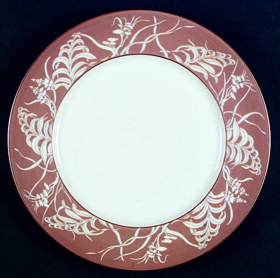 Samourai (Brown Marron) Dinner Plate by Jean Louis Coquet-1