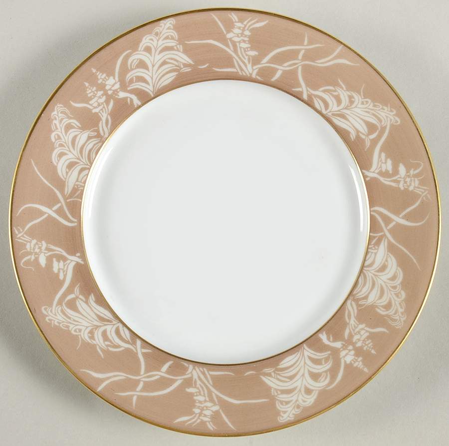 Samourai (Brown Marron) Bread & Butter Plate by Jean Louis Coquet-1