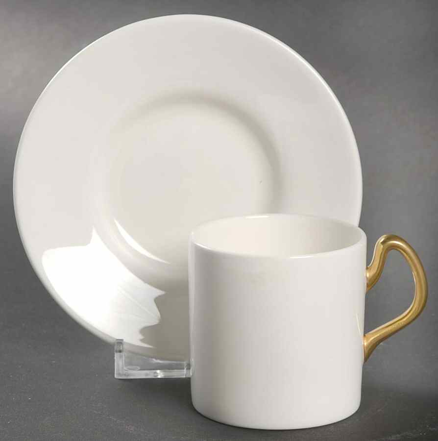 COA55 Flat Demitasse Cup & Saucer Set by Coalport-1
