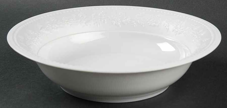 Georgia White Soup/Cereal Bowl by Jean Louis Coquet-1