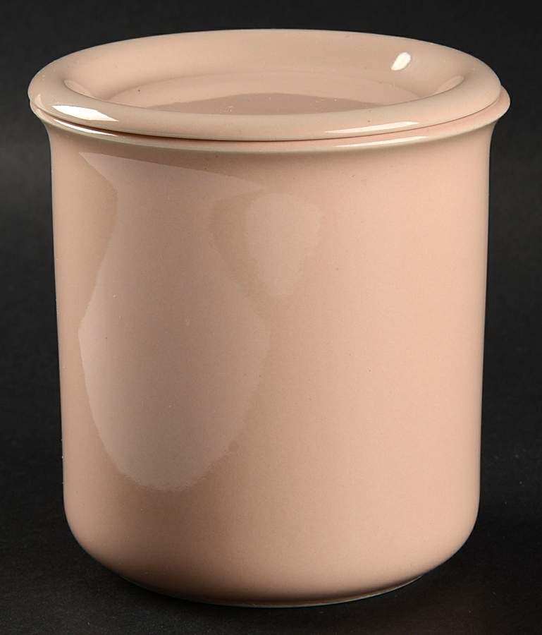 Prego Peach Sugar Bowl & Lid by Corning Corelle-1