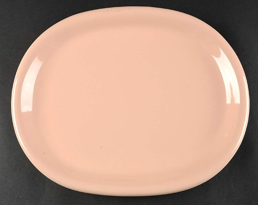 Prego Peach 13" Oval Serving Platter by Corning Corelle-1