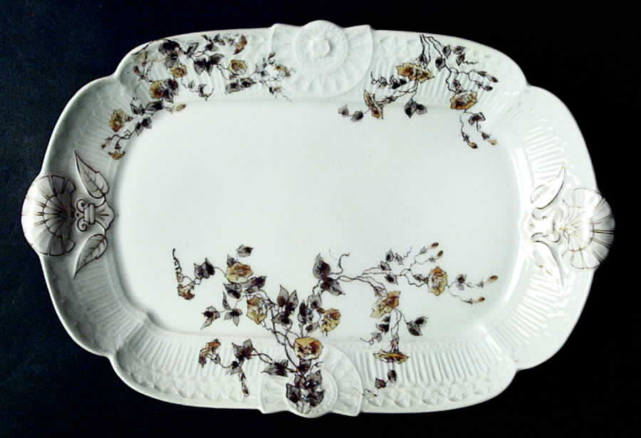 CHF541 11" Oval Serving Platter by Charles Field Haviland-1