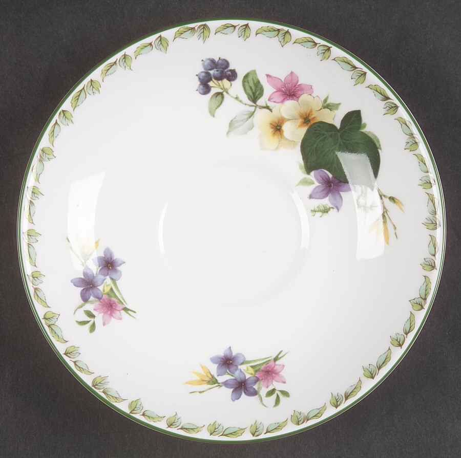 Anniversary Greetings Saucer for Flat Cup by Coalport-1
