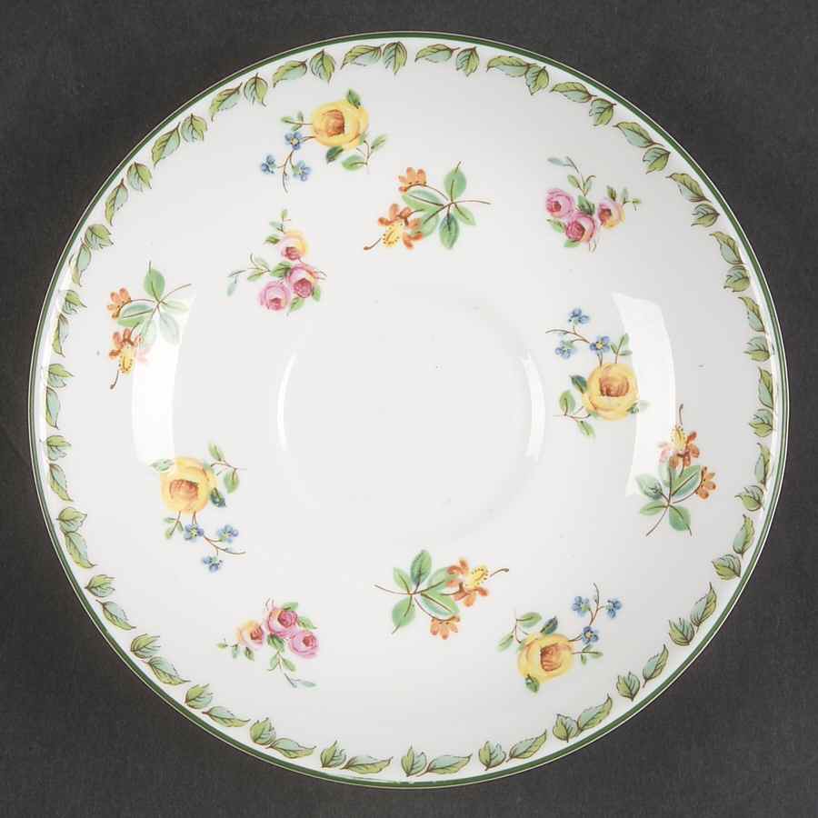 Anniversary Greetings Saucer for Flat Cup by Coalport-1