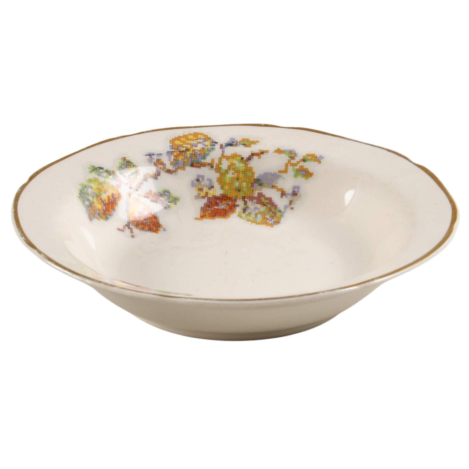 C135 Fruit/Dessert (Sauce) Bowl by Crooksville-1