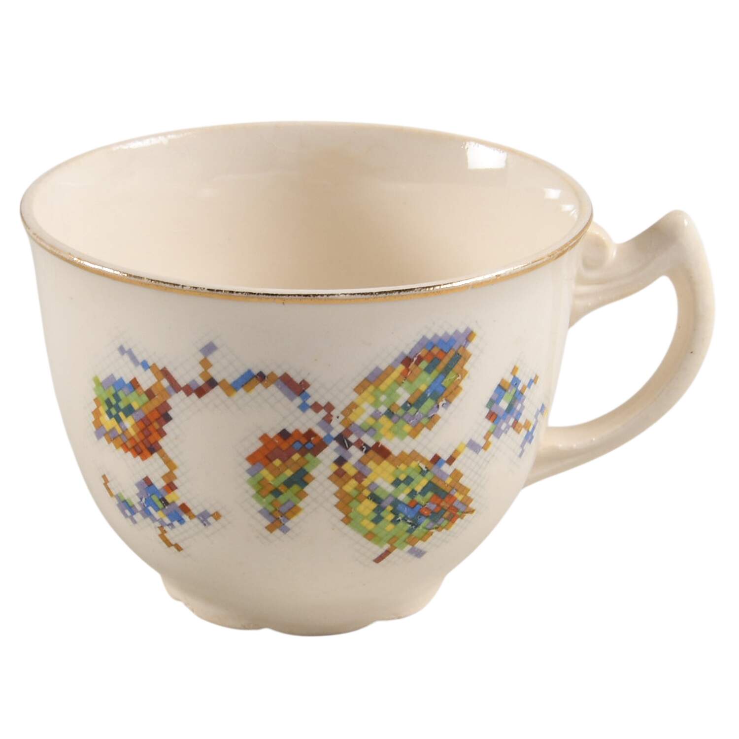 C135 Flat Cup by Crooksville-1