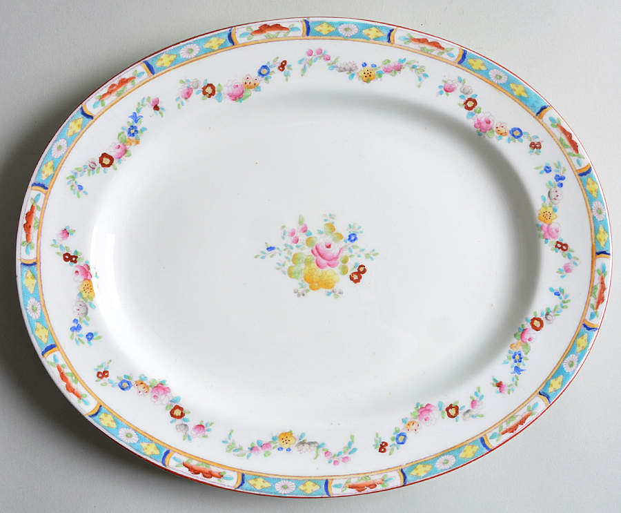 633 12" Oval Serving Platter by Crown Sutherland-1
