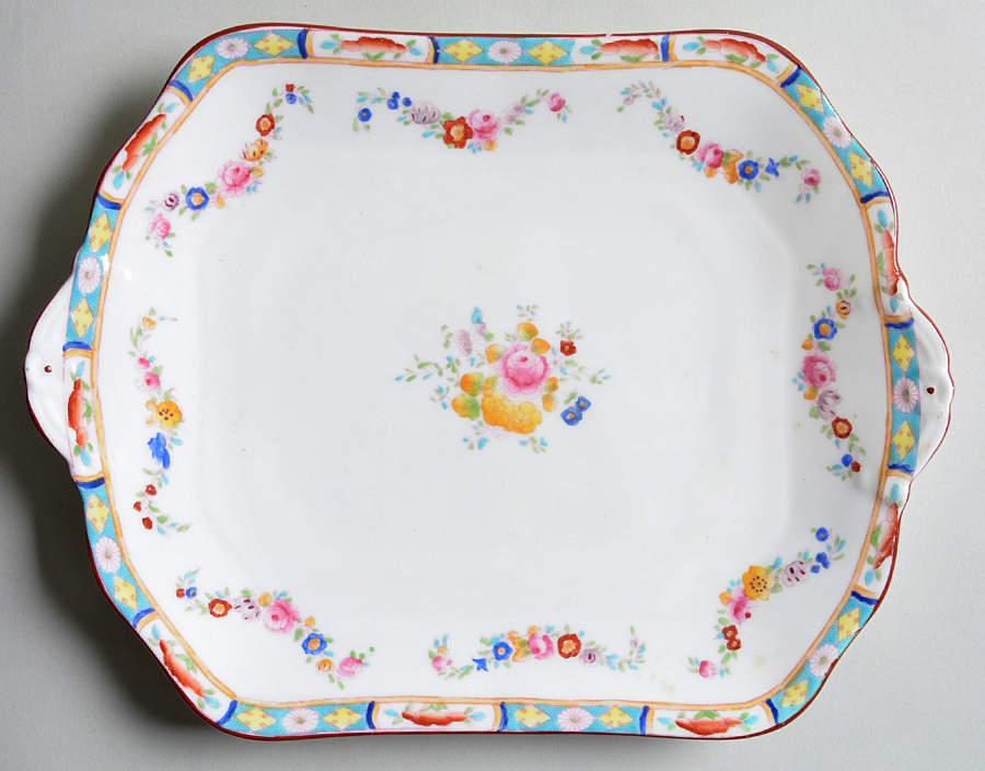 633 Handled Cake Plate by Crown Sutherland-1
