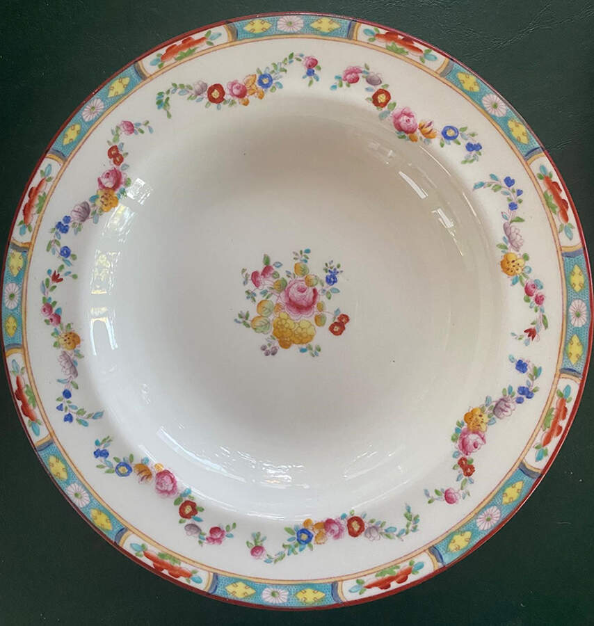 633 Large Rim Soup Bowl by Crown Sutherland-1