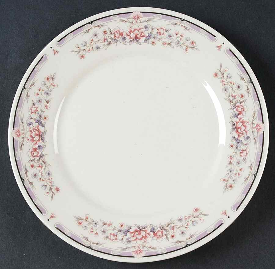 Donna (No Verge) Salad Plate by China Pearl-1