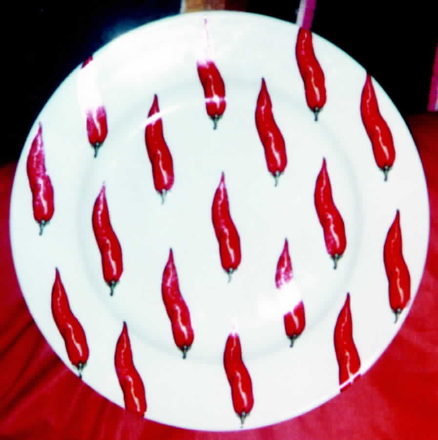 Chili Peppers Dinner Plate by BIA Cordon Bleu-1