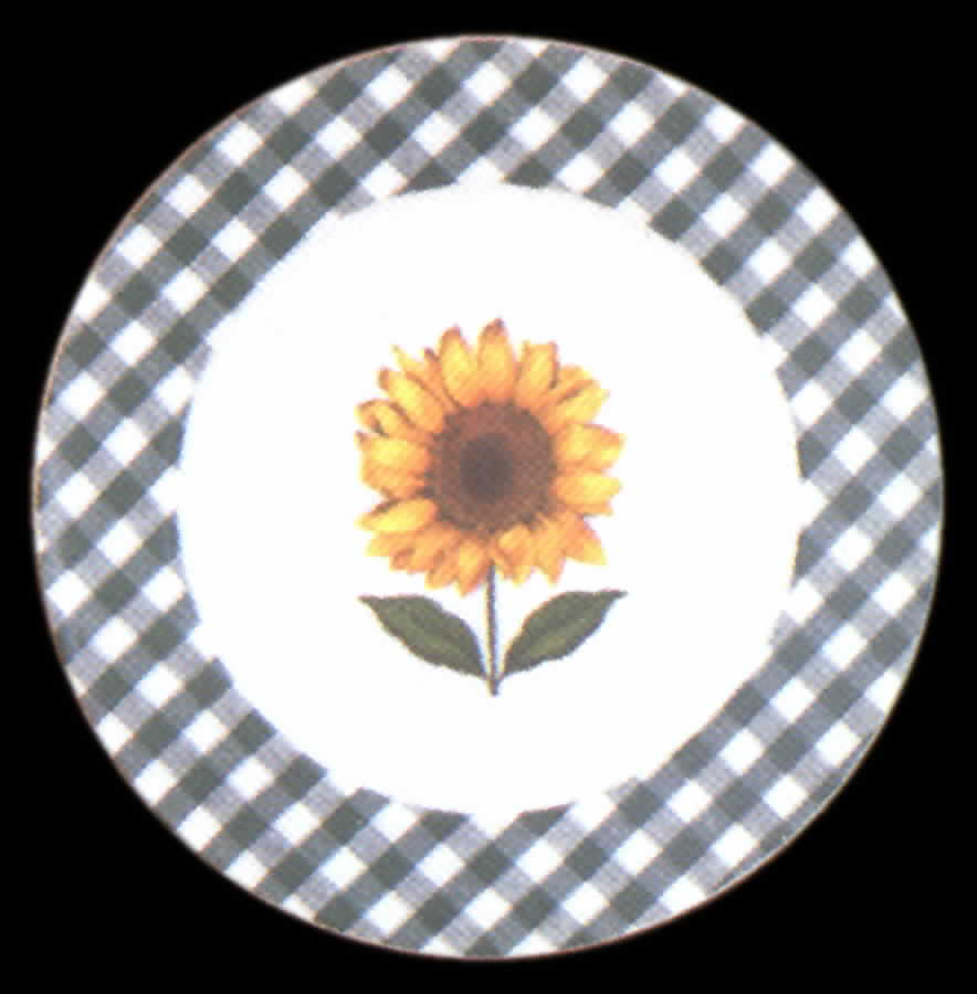 Sunflower Accent Salad Plate by BIA Cordon Bleu-1