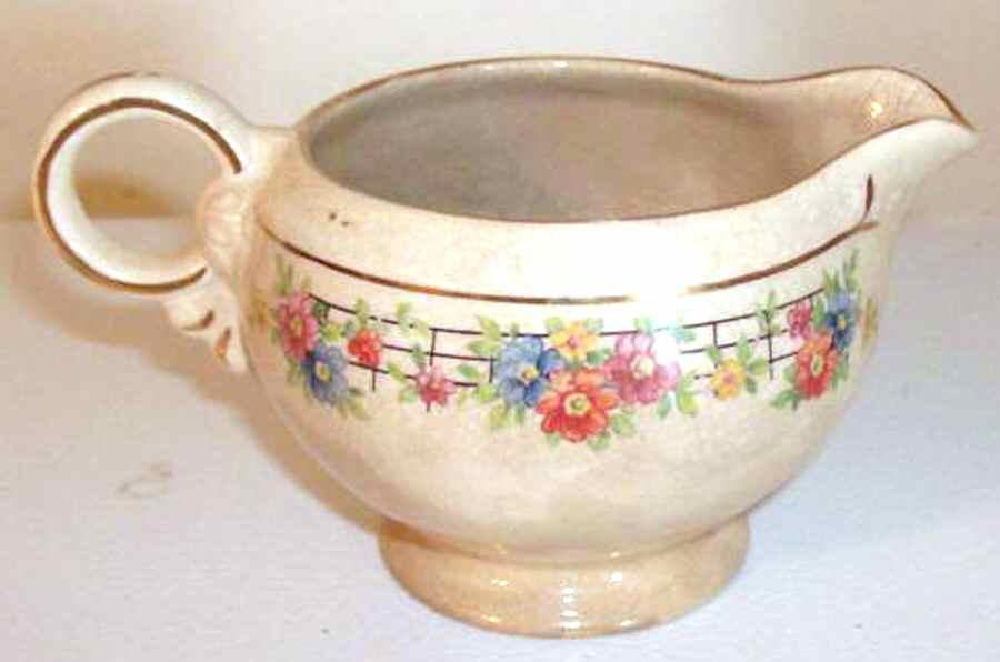 5817 Creamer by Crown Potteries-1