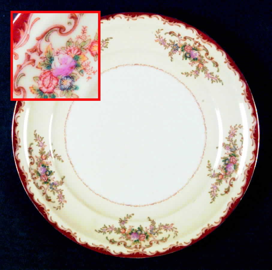 CIJ2 Dinner Plate by Crown Ivory (Japan)-1