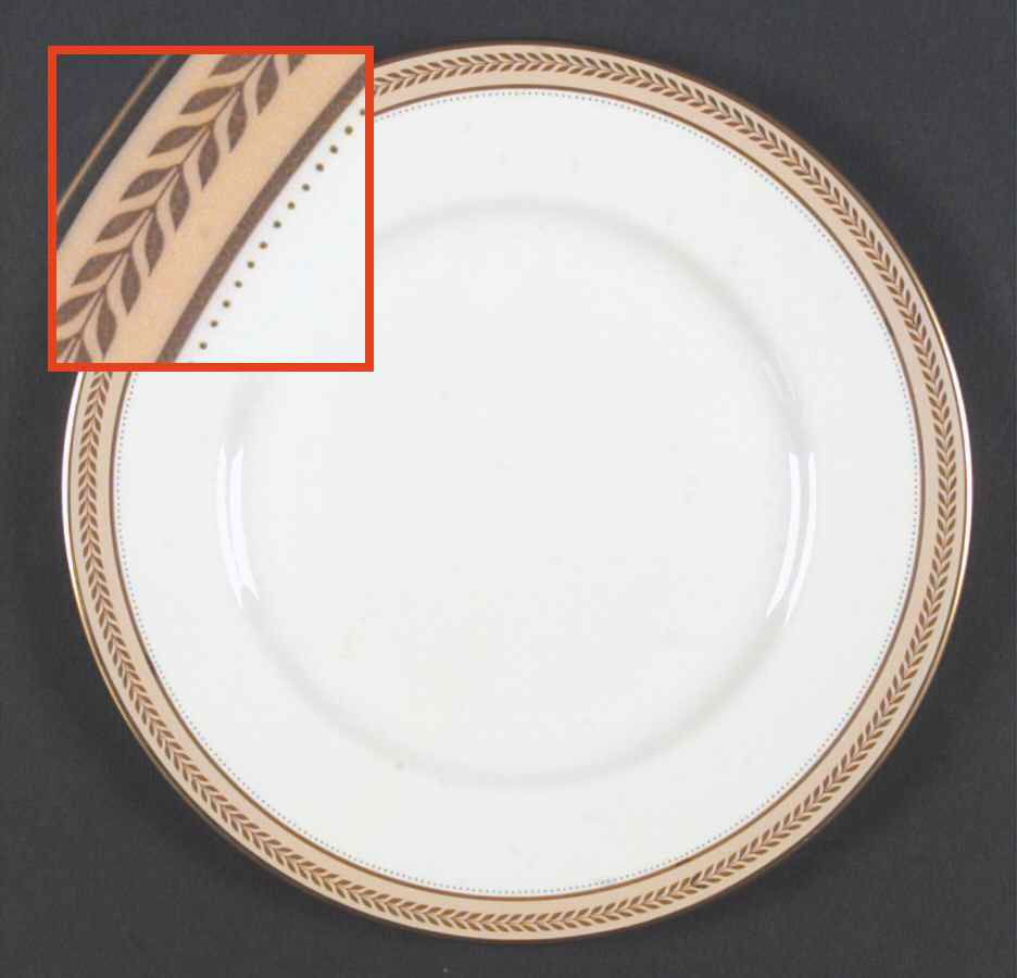 Ivory Wheat Dinner Plate by Coalport-1