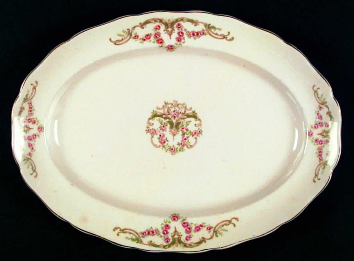 Sandra 13" Oval Serving Platter by Canonsburg-1