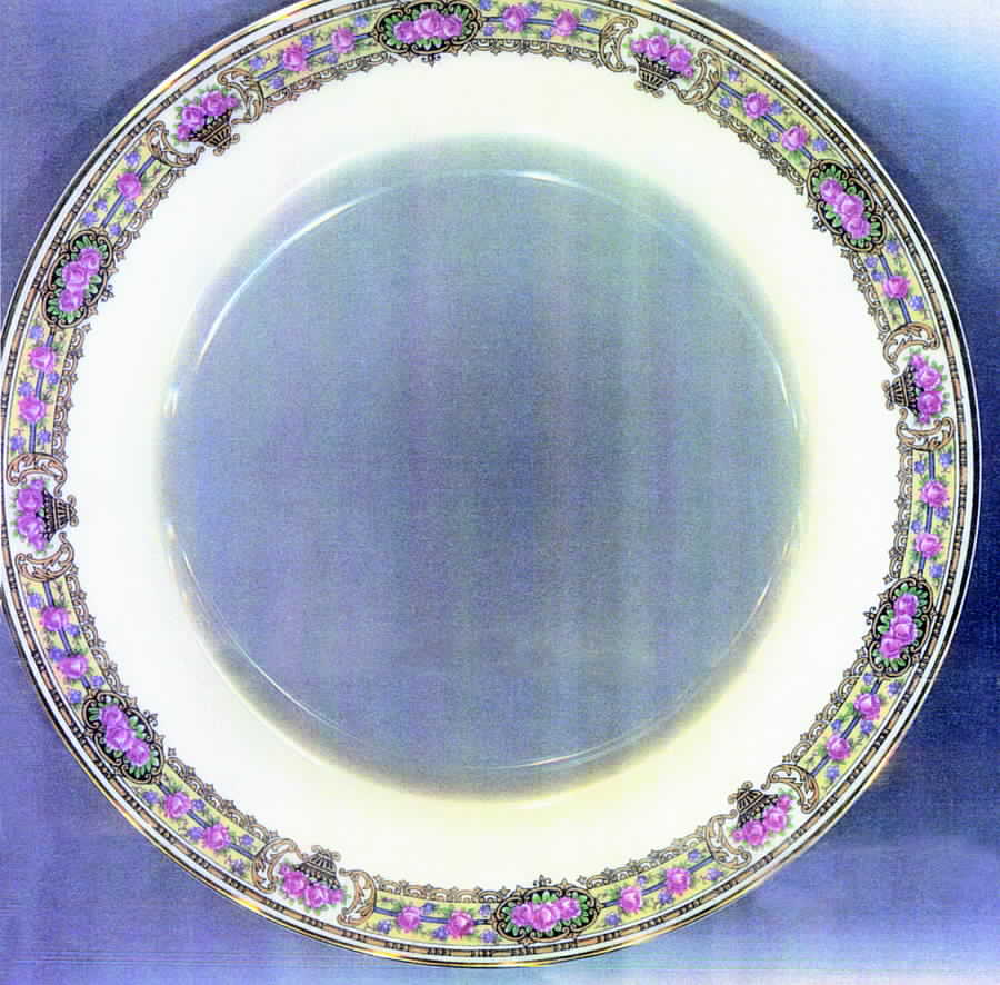 CHF553 Dinner Plate by Charles Field Haviland-1