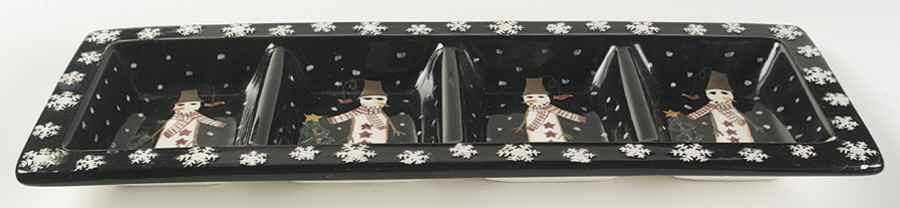 Midnight Snowman 4 Part Relish by Certified International-1