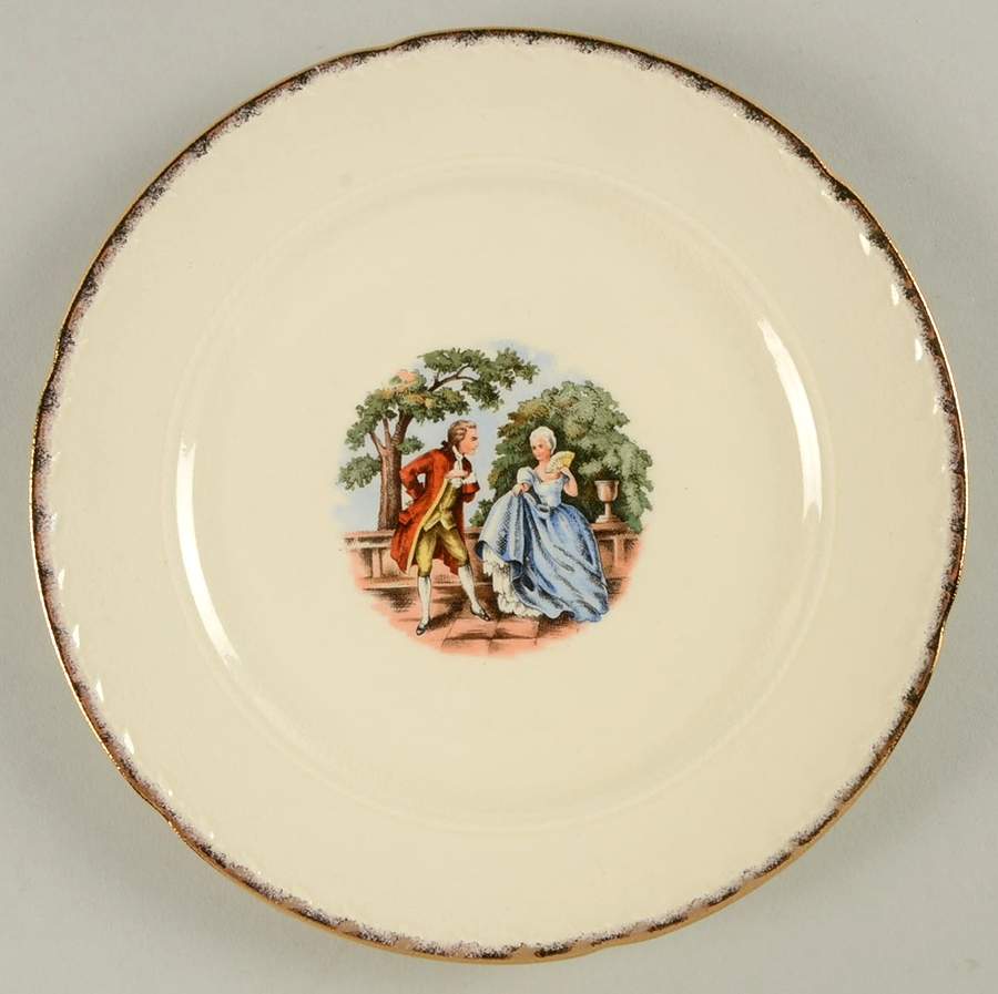 CRO163 Salad Plate by Crooksville-1
