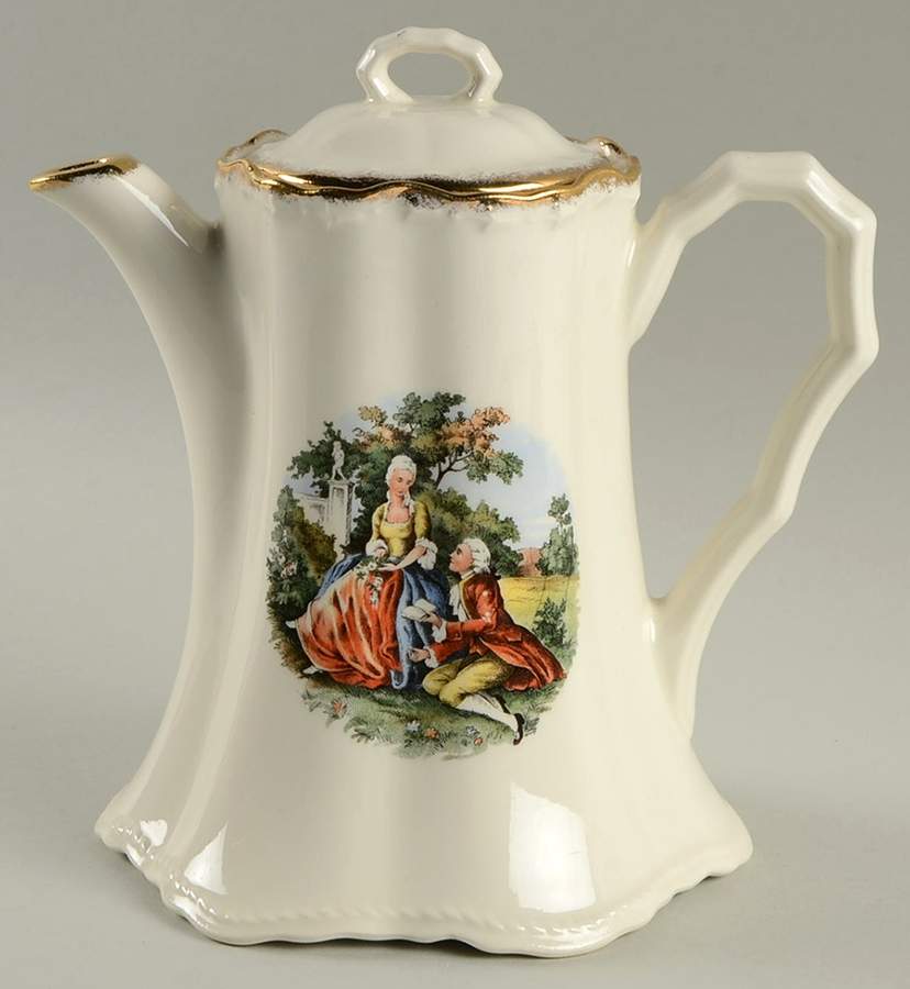 CRO163 Coffee Pot & Lid by Crooksville-1
