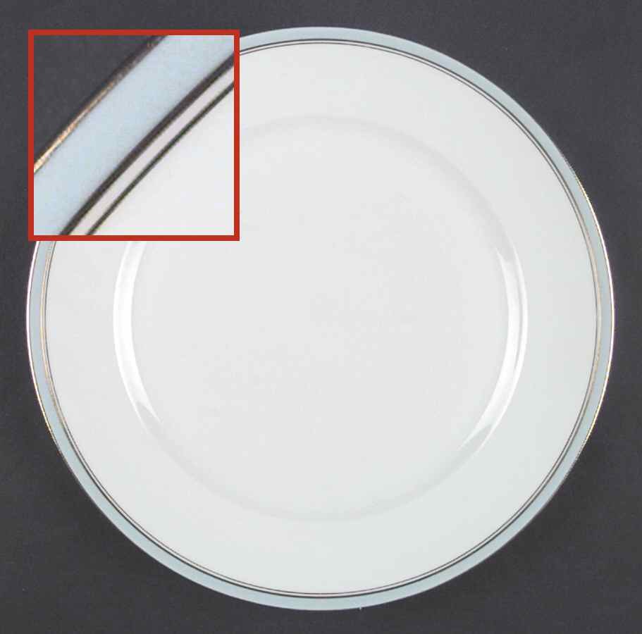 Ambassade Light Blue Dinner Plate by Charles Field Haviland-1