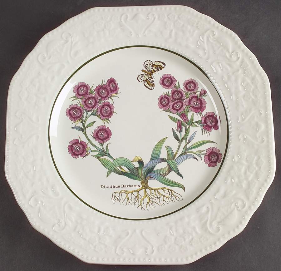 Florabunda (Embossed, Square) Dinner Plate by Cuthbertson-1