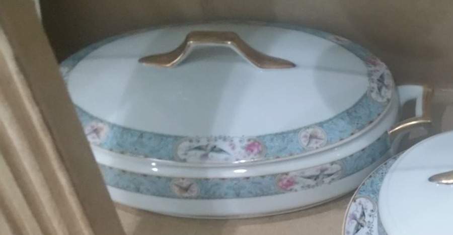 CWX2 Oval Covered Vegetable by Crown China (Czech)-1