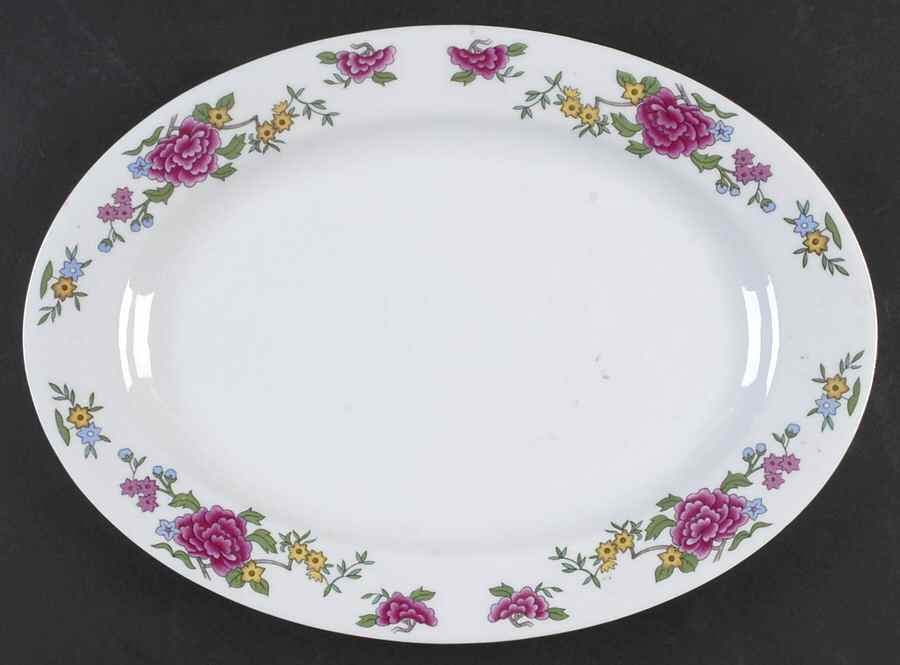 CX51 14" Oval Serving Platter by China (Made in China)-1