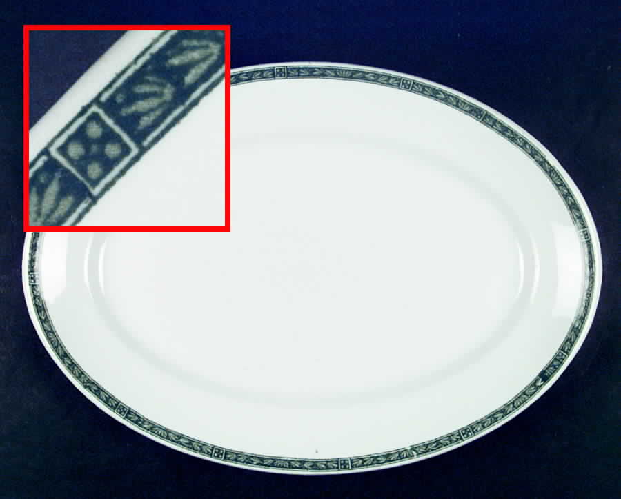 CAZ2 14" Oval Serving Platter by Carr-1