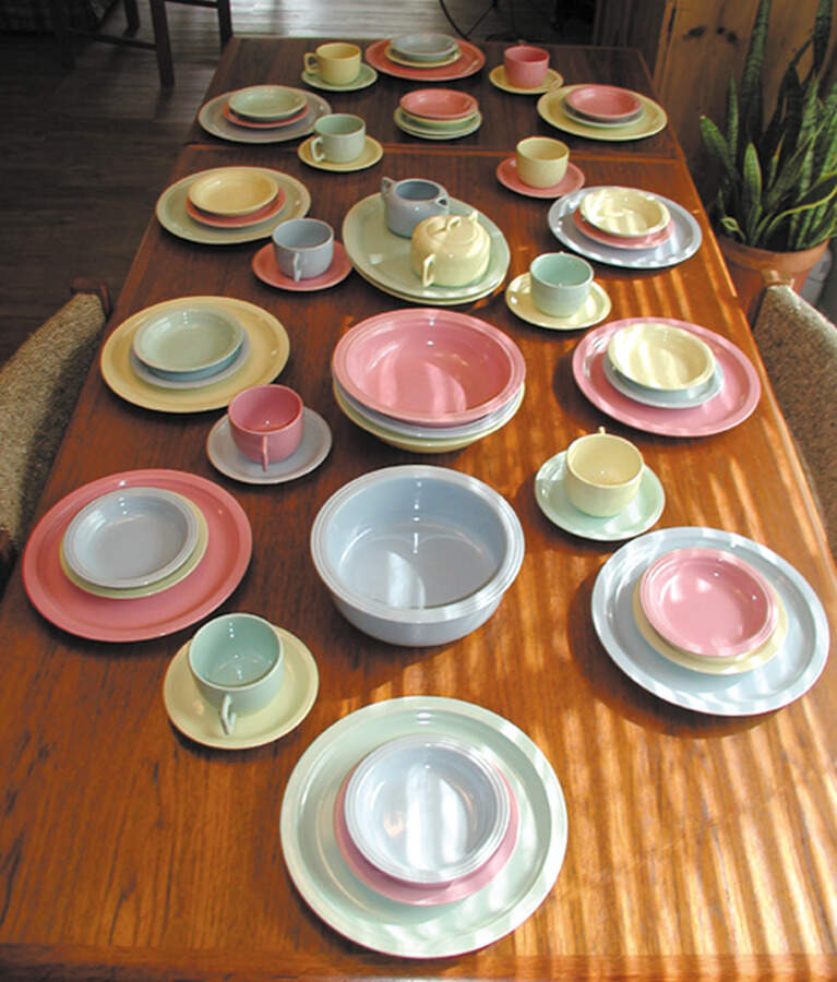 Mello Tone Blue Dinner Plate by Coors Pottery-1